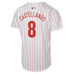 MLB Nick Castellanos Philadelphia Phillies Nike Youth Home Game Player Jersey