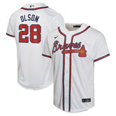 MLB Matt Olson Atlanta Braves Nike Youth Home Game Player Jersey