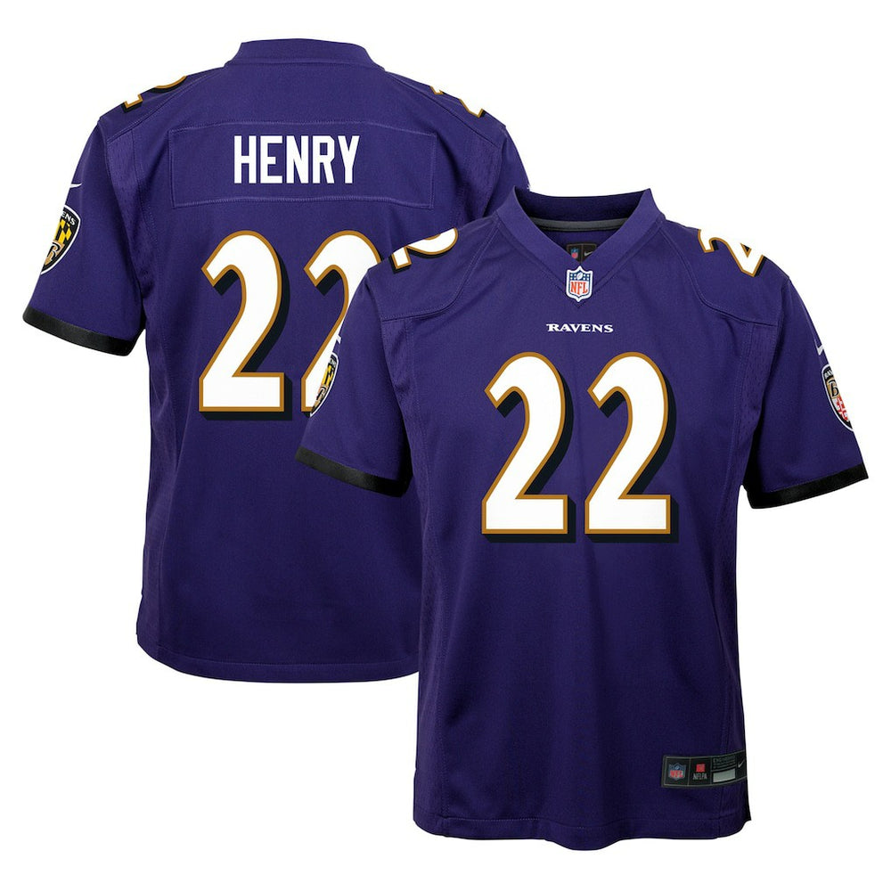 Derrick Henry Youth Game Jersey - Baltimore Ravens