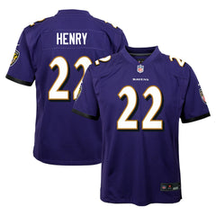 Derrick Henry Youth Game Jersey - Baltimore Ravens