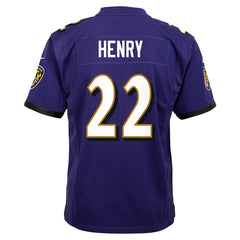 Derrick Henry Youth Game Jersey - Baltimore Ravens