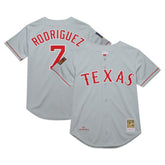 MLB Ivan RodriguezTexas Rangers Mitchell & Ness 1994 Cooperstown Collection Authentic Dark Jersey