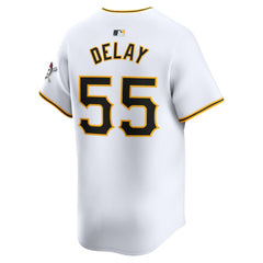 MLB Jason Delay Pittsburgh Pirates Nike Home Limited Player Jersey – White