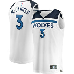 NBA Jaden McDaniels Minnesota Timberwolves Fast Break Replica Player Jersey