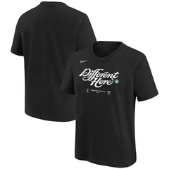 NBA Boston Celtics Youth 2024 NBA Playoffs Mantra T-Shirt