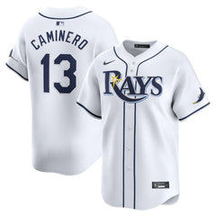 MLB Junior Caminero Tampa Bay Rays Nike Youth Home Limited Player Jersey