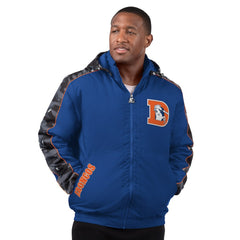 Starter Thursday Night Gridiron Full-Zip Hoodie Jacket - Denver Broncos