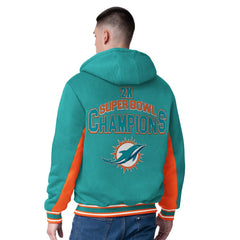 G-III Extreme No Huddle Commemorative Full-Zip Hoodie Jacket - Miami Dolphins