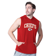 MSX by Michael Strahan Action Sleeveless Pullover Hoodie - Kansas City Chiefs