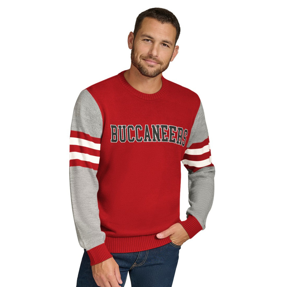 Tommy Hilfiger Acrylic Crewneck Pullover Sweater - Tampa Bay Buccaneers
