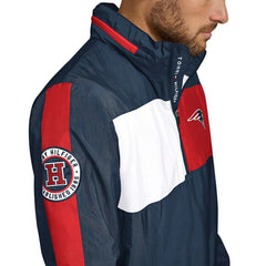 Tommy Hilfiger Gael Lightweight Half-Zip Hoodie Jacket - New England Patriots