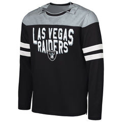 G-III Sports by Carl Banks Adaptive Hail Mary Long Sleeve T-Shirt - Las Vegas Raiders