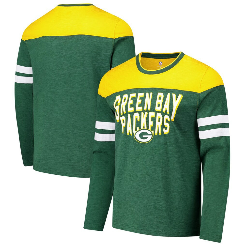 G-III Sports by Carl Banks Adaptive Hail Mary Long Sleeve T-Shirt - Green Bay Packers