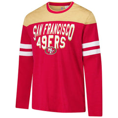 G-III Sports by Carl Banks Adaptive Hail Mary Long Sleeve T-Shirt - San Francisco 49ers