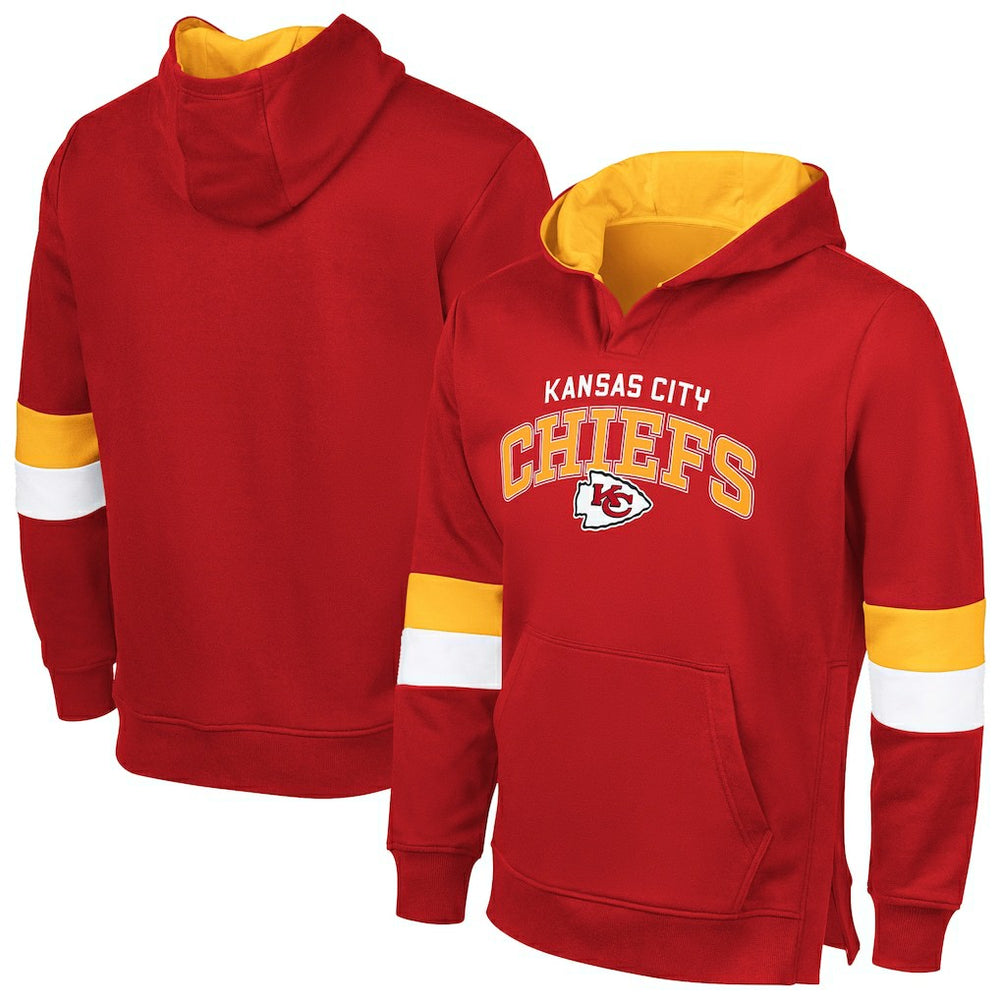G-III Sports by Carl Banks Adaptive Faceoff Pullover Hoodie - Kansas City Chiefs