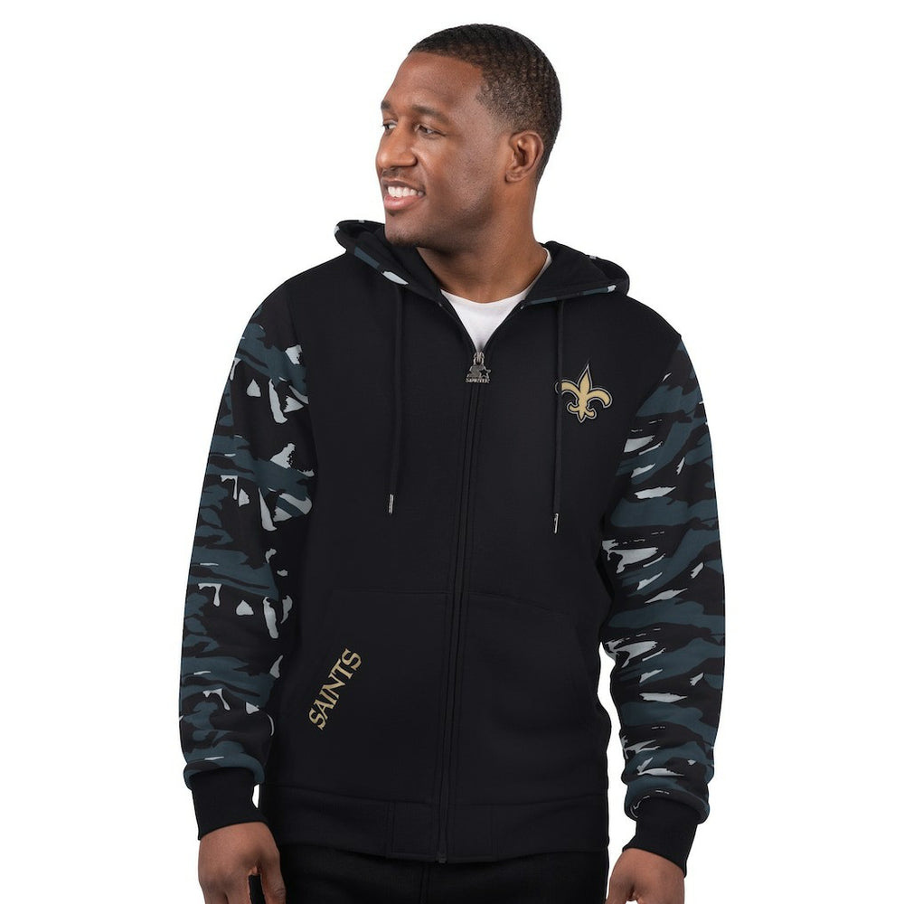 Starter Thursday Night Gridiron Full-Zip Hoodie - New Orleans Saints