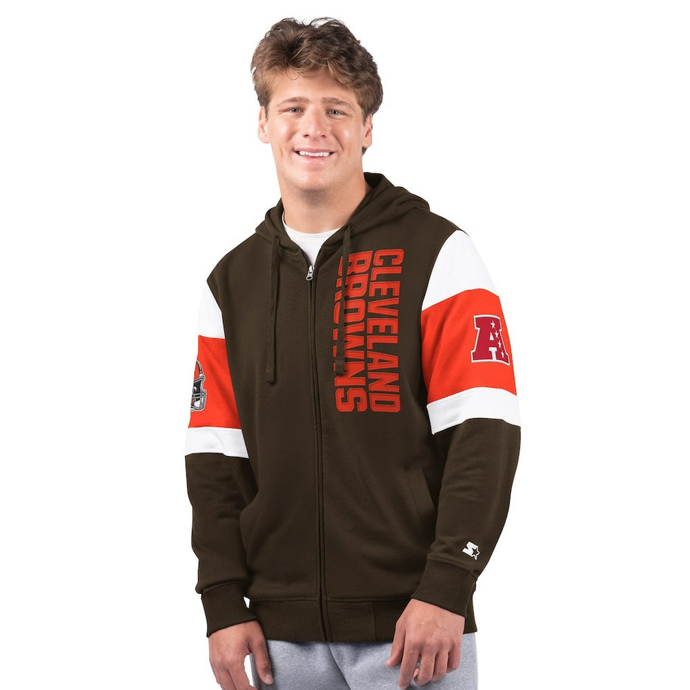 Starter Extreme Full-Zip Hoodie - Cleveland Browns