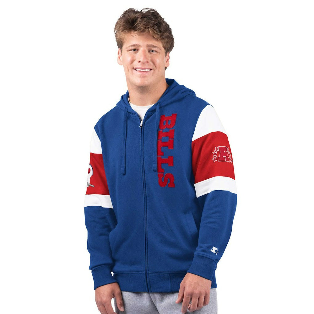 Starter Extreme Vintage Logo Full-Zip Hoodie - Buffalo Bills