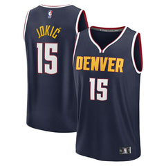 NBA Nikola Jokic Denver Nuggets Youth Fast Break Replica Player Jersey sale