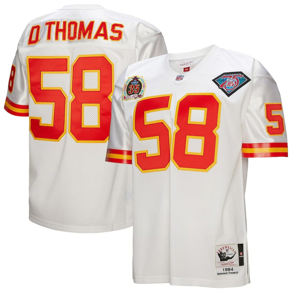 Derrick Thomas 1994 Authentic Throwback Retired Player Jersey - Kansas City Chiefs