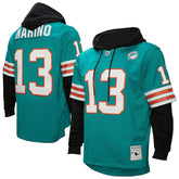 Dan Marino Player Name & Number Hoodie Legacy Jersey - Miami Dolphins