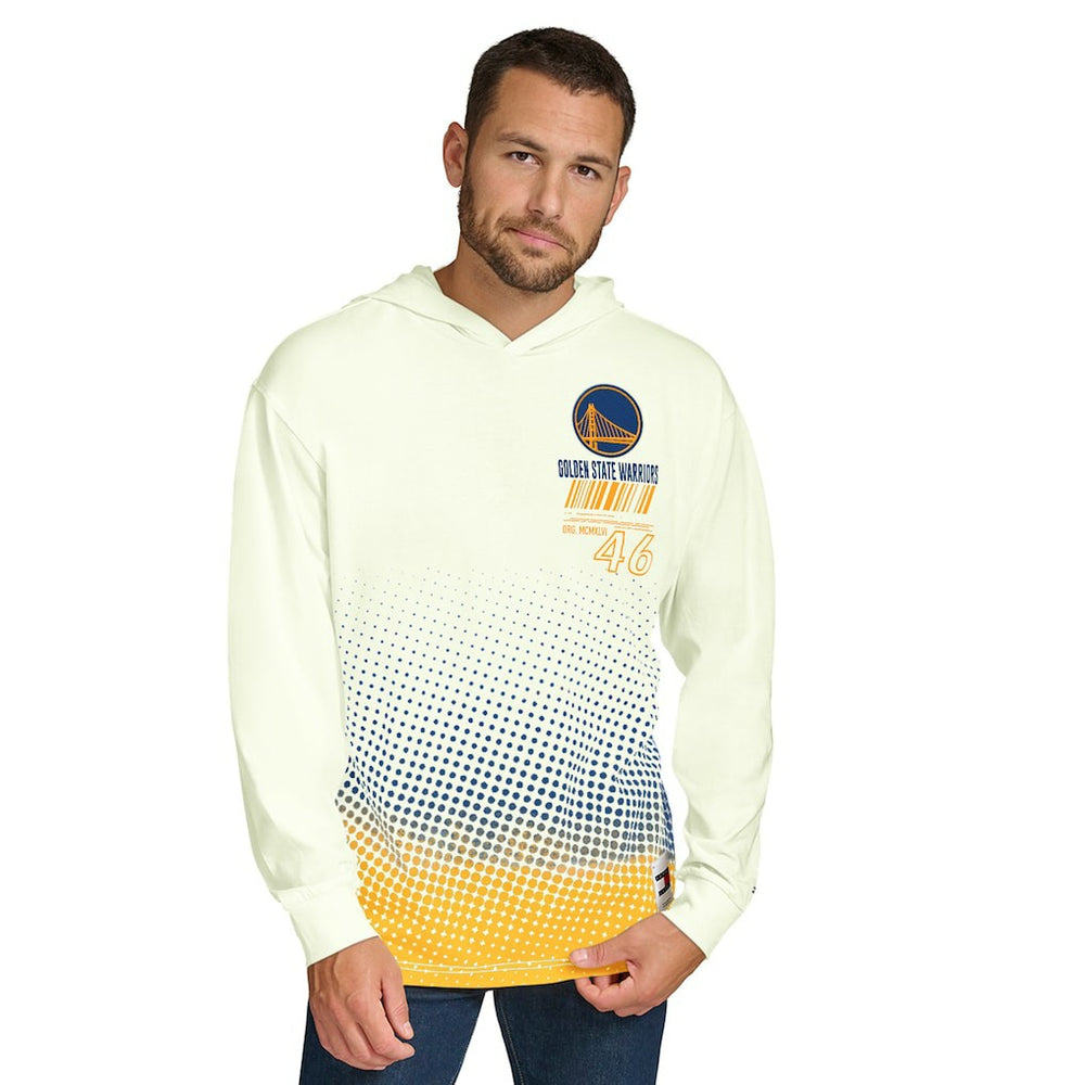 NBA Golden State Warriors Tommy Jeans Ben Vintage Applique Long Sleeve Hoodie T-Shirt sale