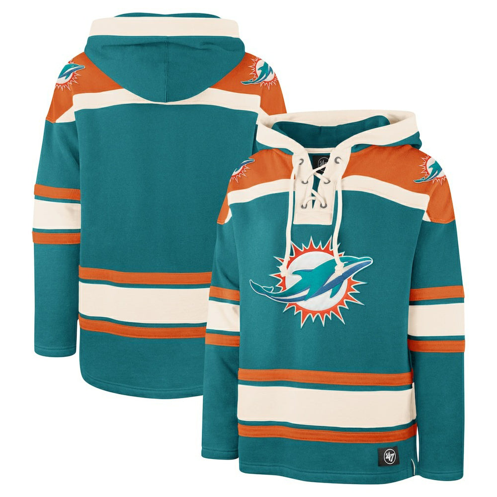 '47 Superior Lacer Pullover Hoodie - Miami Dolphins