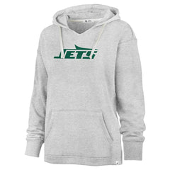 '47 Women's Premier Kennedy V-Neck Pullover Hoodie - New York Jets