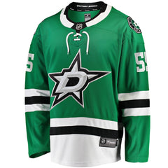 NHL Kelly Green Thomas Harley Dallas Stars Fanatics Home Premier Breakaway Player Jersey