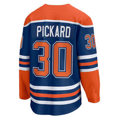NHL Royal Calvin Pickard Edmonton Oilers Fanatics Home Premier Breakaway Player Jersey