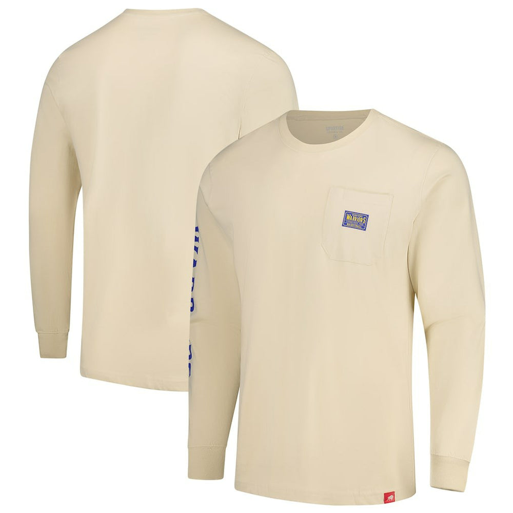 NBA Golden State Warriors Sportiqe Unisex Wales Heavyweight Pocket Long Sleeve T-Shirt sale
