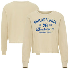 NBA Philadelphia 76ers Sportiqe Unisex High Country Collection Cullen Waffle Knit Long Sleeve T-Shirt