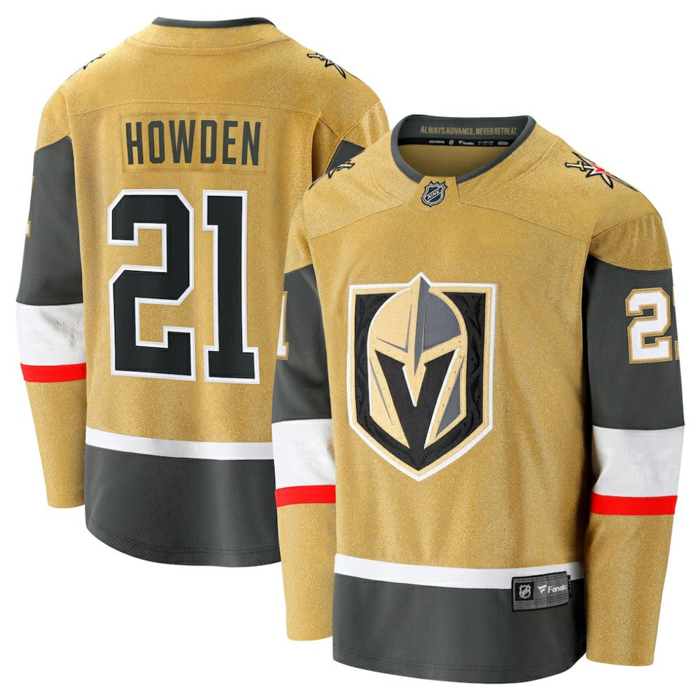NHL Gold Brett Howden Vegas Golden Knights Fanatics Home Premier Breakaway Player Jersey