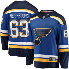 NHL Blue Jake Neighbours St. Louis Blues Fanatics Home Premier Breakaway Player Jersey