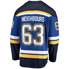 NHL Blue Jake Neighbours St. Louis Blues Fanatics Home Premier Breakaway Player Jersey
