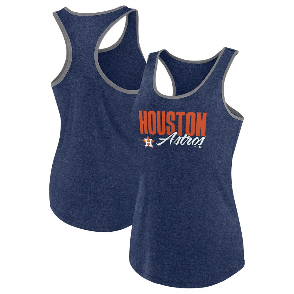 MLB Houston Astros Profile Women's Plus Size Racerback Tank Top