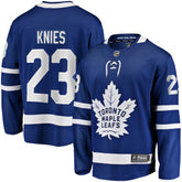 NHL Blue Matthew Knies Toronto Maple Leafs Fanatics Home Premier Breakaway Player Jersey