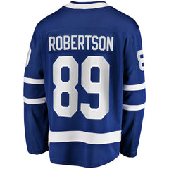 NHL Blue Nicholas Robertson Toronto Maple Leafs Fanatics Home Premier Breakaway Player Jersey