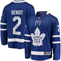 NHL Blue Simon Benoit Toronto Maple Leafs Fanatics Home Premier Breakaway Player Jersey