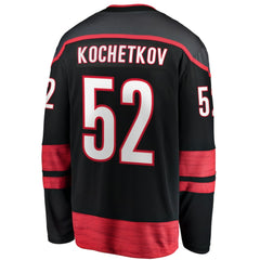NHL Black Pyotr Kochetkov Carolina Hurricanes Fanatics Home Premier Breakaway Player Jersey