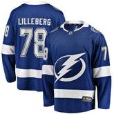 NHL Blue Emil Lilleberg Tampa Bay Lightning Fanatics Home Premier Breakaway Player Jersey