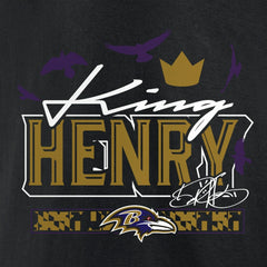 Derrick Henry King Henry's Crown T-Shirt - Baltimore Ravens