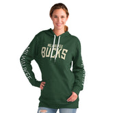 NBA Milwaukee Bucks G-III 4Her by Carl Banks Women's Base Coach Pullover Hoodie
