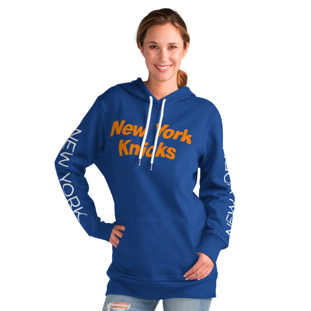 NBA New York Knicks G-III 4Her by Carl Banks Women's Base Coach Pullover Hoodie
