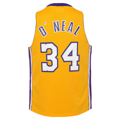 NBA Shaquille O'Neal Los Angeles Lakers Youth 1999/00 Hardwood Classics Swingman Jersey