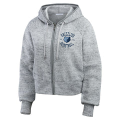 NBA Memphis Grizzlies WEAR by Erin Andrews Women's Speckled Radiator Full-Zip Hoodie