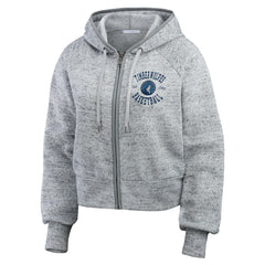 NBA Minnesota Timberwolves WEAR by Erin Andrews Women's Speckled Radiator Full-Zip Hoodie