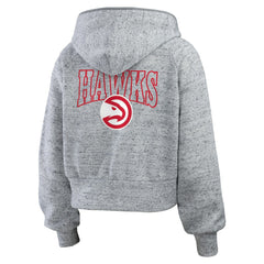 NBA Atlanta Hawks WEAR by Erin Andrews Women's Speckled Radiator Full-Zip Hoodie