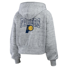 NBA Indiana Pacers WEAR by Erin Andrews Women's Speckled Radiator Full-Zip Hoodie