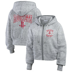 NBA Houston Rockets WEAR by Erin Andrews Women's Speckled Radiator Full-Zip Hoodie sale